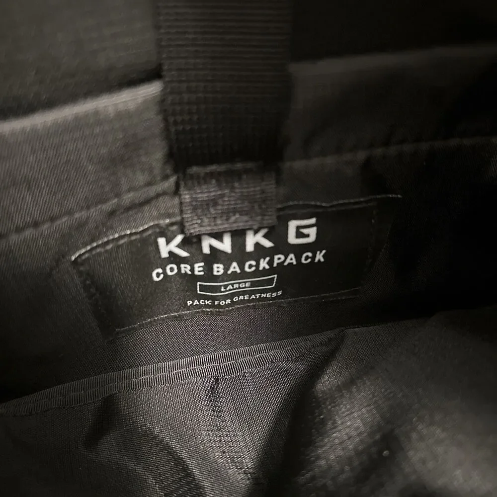 KNKG (King Kong) Core Backpack Black Size Large Gently Used Good Condition